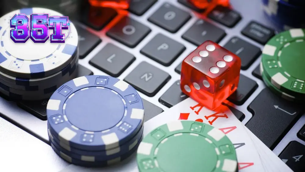 Interface de cassino online em um dispositivo móvel